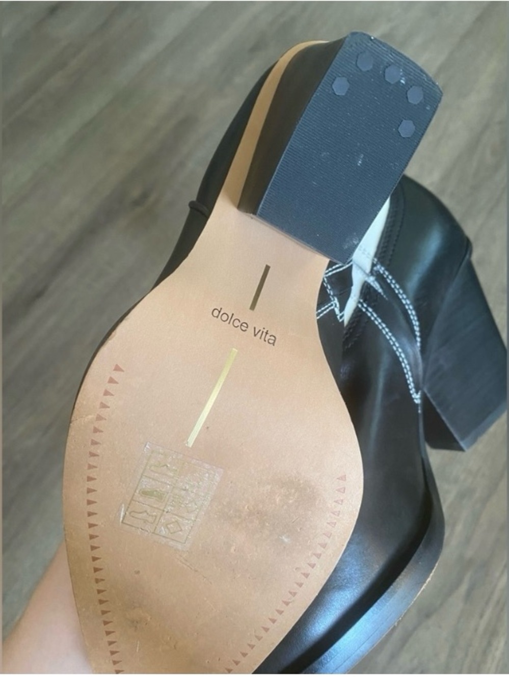 Dolce Vita Blanch black and white Western Boots excellent condition - Picture 5 of 5